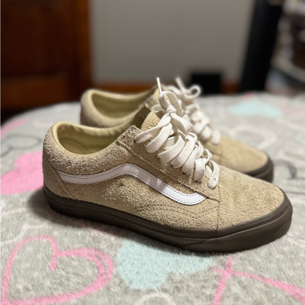 Vans Tan Suede Sneakers